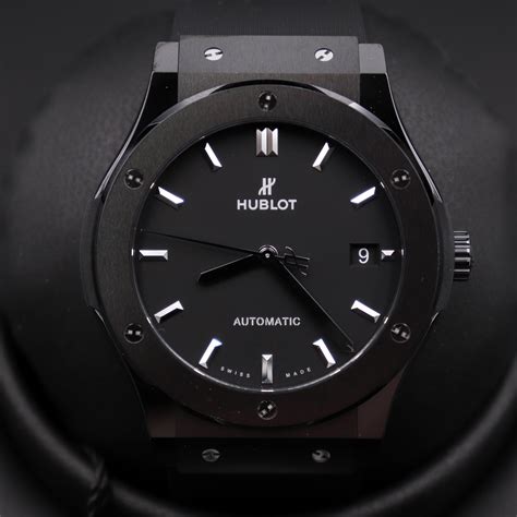 hublot classic fusion black magic used|hublot classic fusion price.